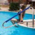 US GARVEE 1pack Pool Handrail 54x36 Inch Swimming Pool Stair Rail 250LBS Load for Inground Pool