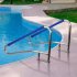 US GARVEE 1pack Pool Handrail 54x36 Inch Swimming Pool Stair Rail 250LBS Load for Inground Pool