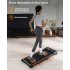 US GARVEE 2 5 HP Walking Pad Portable Treadmill 0 6 3 8 MPH 256 LBS Under Desk Treadmill