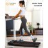 US GARVEE 2 5 HP Walking Pad Portable Treadmill 0 6 3 8 MPH 256 LBS Under Desk Treadmill