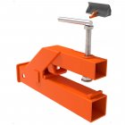 US GARVEE 2 Inch Clamp on Trailer Hitch Receiver for Tractor Bucket Ball Mount Adapter