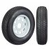 US GARVEE 2 Pack ST175 80D13 Trailer Tires With 13 inches Rims 5 Lug on 4 5 inches Load Range C 6PR