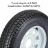 US GARVEE 2 Pack ST175 80D13 Trailer Tires With 13 inches Rims 5 Lug on 4 5 inches Load Range C 6PR