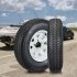 US GARVEE 2 Pack ST175 80D13 Trailer Tires With 13 inches Rims 5 Lug on 4 5 inches Load Range C 6PR