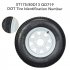 US GARVEE 2 Pack ST175 80D13 Trailer Tires With 13 inches Rims 5 Lug on 4 5 inches Load Range C 6PR