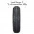 US GARVEE 2 Pack ST175 80D13 Trailer Tires With 13 inches Rims 5 Lug on 4 5 inches Load Range C 6PR