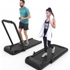 US GARVEE 2-in-1 Treadmill 2.25 HP 0.6-6.2 MPH for Running Walking Folding Treadmill With Real-time Workout Data on LCD Display