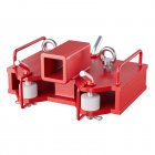 US GARVEE 2 inch Forklift Trailer Hitch Receiver for Dual Pallet Forks Forklift Tow Hitch Adapter