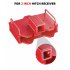 US GARVEE 2 inch Forklift Trailer Hitch Receiver for Dual Pallet Forks Forklift Tow Hitch Adapter