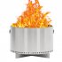 US GARVEE 20 5 Inch Smokeless Fire Pit With Air Switch And Handle Wood Burning Portable Stainless Steel Outdoor Firepit