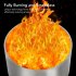 US GARVEE 20 5 Inch Smokeless Fire Pit For Outdoor Wood Burning Without Handle Portable Stainless Steel Camping Stove