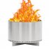 US GARVEE 20 5 Inch Smokeless Fire Pit For Outdoor Wood Burning Without Handle Portable Stainless Steel Camping Stove