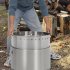 US GARVEE 20 5 Inch Smokeless Fire Pit With Air Switch And Handle Wood Burning Portable Stainless Steel Outdoor Firepit