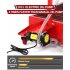 US GARVEE 20 Gallon Electric Oil Drain Pan with 110V Pump   8 Ft Hose T Folding Handle Oil Drain Cart