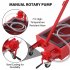 US GARVEE 20 Gallon Oil Drain Pan Oil Drain Tank 76L Low Profile Oil Drain Pan with T Foldable Hand