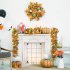 US GARVEE 20 Inch Fall Wreath Fall Wreath for Front Door with Maple Leaf Berries and Pumpkins