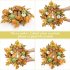 US GARVEE 20 Inch Fall Wreath Fall Wreath for Front Door with Maple Leaf Berries and Pumpkins