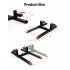 US GARVEE 2000lbs 43 Inch Heavy Duty Clamp on Pallet Forks with Adjustable Stabilizer Bar for Tractor