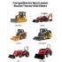 US GARVEE 2000lbs 60 Inch Heavy Duty Clamp on Pallet Forks with Stabilizer Bar