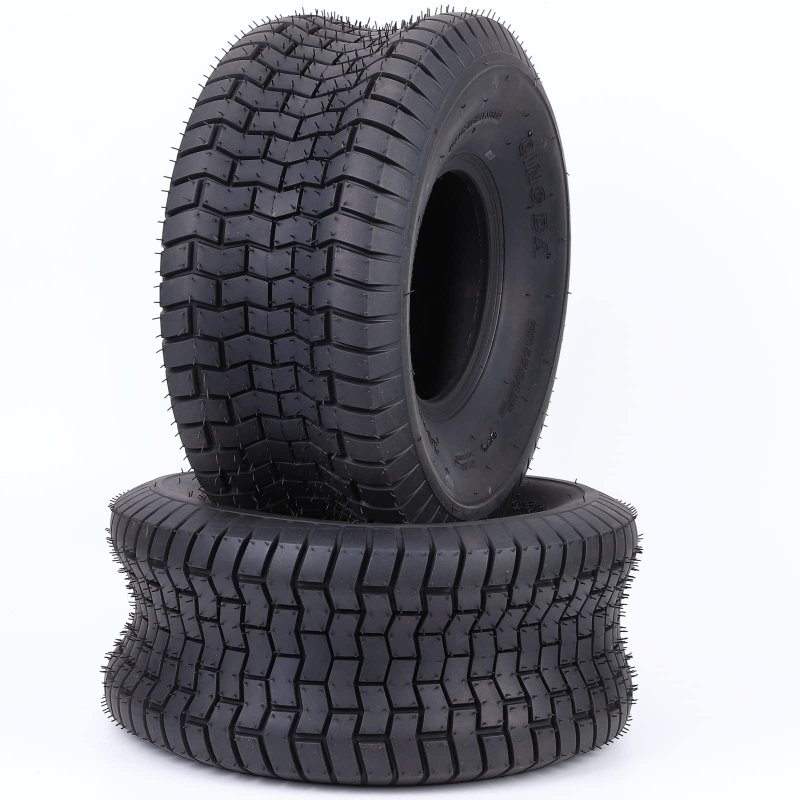 US GARVEE 20x8.00-8 Lawn Mower Tire 2Pcs 20x8x8 20-8-8 Turf Tire for Lawn Mower Garden Tractors Riding Mowers Golf Cart Tire