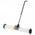 US GARVEE 24 Inch Rolling Magnetic Sweeper  Magnetic Sweeper with Wheels and Adjustable Handle  Magnetic Pick Up Sweeper to Pick Up Nails with Quick Release Lat