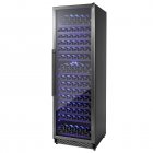 US GARVEE 24 Inch Tall Wine Cooler Refrigerator 187 Bottles Wine Fridge Built-in Freestanding Wine Cooler with Professional Compressor