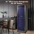 US GARVEE 24 Inch Tall Wine Cooler Refrigerator 187 Bottles Wine Fridge Built in Freestanding Wine Cooler with Professional Compressor