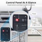 US GARVEE 24L Commercial Slushy Machine, 700W, Self-Cleaning, Stainless Steel for Margaritas, Snow Melts, Cocktails, Homes, Coffee Shops, Restaurants