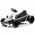 US GARVEE 24V Go Kart for Kids 8 12  300W 2 Motors  9Ah Battery  8MPH Speed  Music  Horn  175lbs Max Load   White