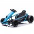 US GARVEE 24V Go Kart for Kids 8 12  300W 2 Motors  9Ah Battery  8MPH Speed  Music  Horn  175lbs Max Load   Blue