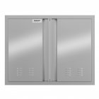 US GARVEE 24x26 Inch 304 Stainless Steel Outdoor Kitchen Access Door with Recessed Handle Silver