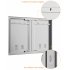 US GARVEE 24x26 Inch 304 Stainless Steel Outdoor Kitchen Access Door with Recessed Handle Silver