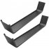 US GARVEE 2Pcs Tandem Trailer Fender Heavy Duty Plate Steel Fenders for 13 15 Inch Wheels