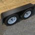 US GARVEE 2Pcs Tandem Trailer Fender Heavy Duty Plate Steel Fenders for 13 15 Inch Wheels