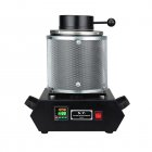 US GARVEE 3+1KG Gold Melting Furnace 2100℉ Digital Electric Smelter Kit for Melt Scrap Black Belt Mesh