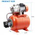 US GARVEE 3 4HP Shallow Well Pump with Pressure Tank Stainless Steel 115V Irrigation Pump