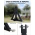 US GARVEE 3 Point 2 Inch Trailer Hitch Receiver Heavy Duty for Category 1 Tractors Black