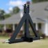 US GARVEE 3 Point 2 Inch Trailer Hitch Receiver Heavy Duty for Category 1 Tractors Black