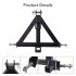 US GARVEE 3 Point 2Inch Receiver Trailer Hitch Category 1 Tractor Tow Drawbar Adapter