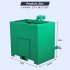 US GARVEE 3 Point Ballast Box 800lbs Capacity Standard 2 inch Hitch Receiver with 5cu ft Volume