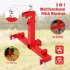 US GARVEE 3 Point Gooseneck Trailer Hitch with 2 Inch Receivers for Category 1 Tractors 3000lbs Capacity