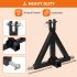 US GARVEE 3 Point Hitch 2 Inch Receiver Heavy Duty Receiver Tow Drawbar Hitch Adapter Black