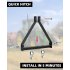 US GARVEE 3 Point Hitch Receiver with 2 Trailer Hitch Balls for Category 1 Tractors Black