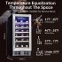 US GARVEE 30 Bottles Wine Fridge Wine Cooler Refrigerator with 40   60  F Digital Temperature Control