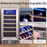 US GARVEE 30 Bottles Wine Fridge Wine Cooler Refrigerator with 40   60  F Digital Temperature Control