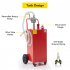 US GARVEE 30 Gallon Gas Caddy Portable Fuel Tank With Pump And Wheels Portable Fuel Storage Tank Gasoline Diesel Fuel