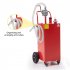 US GARVEE 30 Gallon Gas Caddy Portable Fuel Tank With Pump And Wheels Portable Fuel Storage Tank Gasoline Diesel Fuel