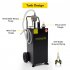 US GARVEE 30 Gallon Gas Caddy Portable Fuel Tank With Pump And Wheels Portable Fuel Storage Tank