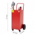 US GARVEE 30 Gallon Gas Caddy Portable Fuel Tank With Pump And Wheels Portable Fuel Storage Tank Gasoline Diesel Fuel