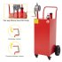 US GARVEE 30 Gallon Gas Caddy Portable Fuel Tank With Pump And Wheels Portable Fuel Storage Tank Gasoline Diesel Fuel